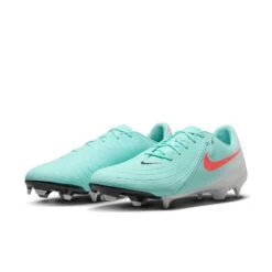 Nike All Gender Phantom GX II Academy FG/MG Soccer Shoe - Mint/Atomic Red/Off Noir - Regular (D) -Gazelle Sports Shop AURORA FD6723 300 PHCFH001 2000