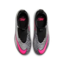 Nike Jr. Zoom Mercurial Superfly 9 Academy XXV MG Soccer Cleats- Metallic Silver/Hyper Pink- Regular (D) -Gazelle Sports Shop AURORA FJ2032 060 PHCTH001 2000