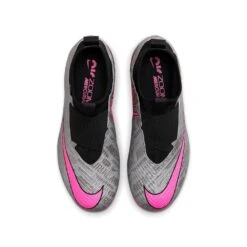 Youth Nike Jr. Zoom Mercurial Superfly 9 Pro XXV FG Soccer Cleats - Metallic Silver/Hyper Pink - Regular (D) -Gazelle Sports Shop AURORA FJ2034 060 PHCTH001 2000 1