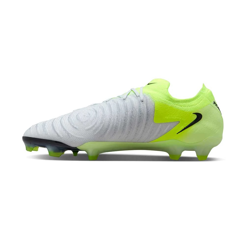 Nike Phantom GX II Elite FG Soccer Cleats - Metallic Silver/Black/Volt - Regular (D) 5 Nike Phantom GX II Elite FG Soccer Cleats - Metallic Silver/Black/Volt - Regular (D) - Image 3