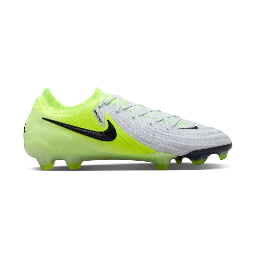Nike Phantom GX II Elite FG Soccer Cleats - Metallic Silver/Black/Volt - Regular (D) 3 Nike Phantom GX II Elite FG Soccer Cleats - Metallic Silver/Black/Volt - Regular (D)