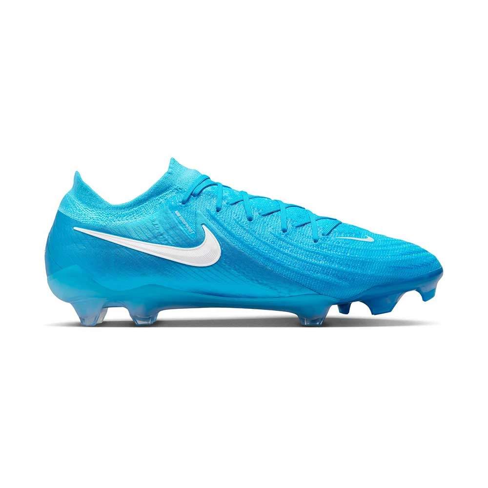 Nike Phantom GX II Elite FG Soccer Cleat - Blue Fury/White - Regular (D) 3 Nike Phantom GX II Elite FG Soccer Cleat - Blue Fury/White - Regular (D)