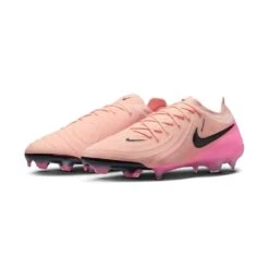 Nike All Gender Phantom GX II Elite FG Soccer Cleats - Crimson/Black/Pink Blast - Regular (D) -Gazelle Sports Shop AURORA FJ2559 800 PHCFH001 2000