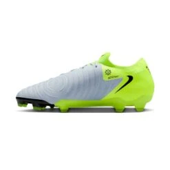 Nike Phantom GX II Pro FG Soccer Cleat - Metallic Silver/Black/Volt - Regular (D) -Gazelle Sports Shop AURORA FJ2563 003 PHSLH001 2000