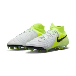 Nike Phantom Luna II Elite FG Soccer Cleats - Metallic Silver/Black/Volt - Regular (D) -Gazelle Sports Shop AURORA FJ2572 003 PHCFH001 2000
