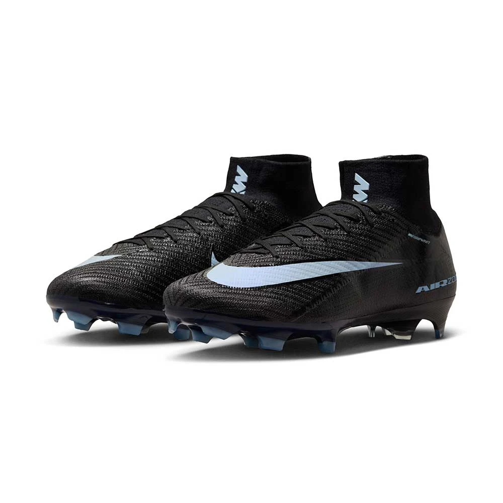 Nike Zoom Superfly 10 Elite FG Firm Ground Cleat - Black/Ice Blue - Regular (D) 5 Nike Zoom Superfly 10 Elite FG Firm Ground Cleat - Black/Ice Blue - Regular (D) - Image 3