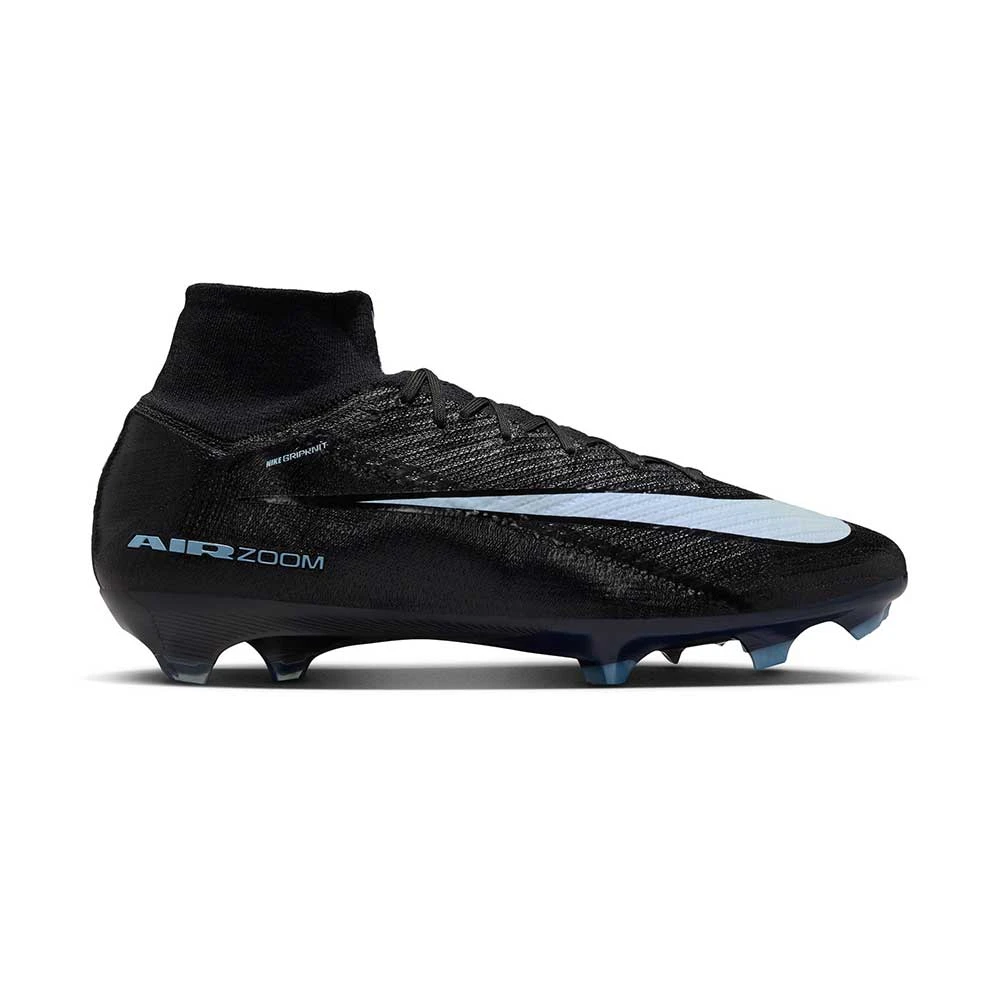 Nike Zoom Superfly 10 Elite FG Firm Ground Cleat - Black/Ice Blue - Regular (D) 3 Nike Zoom Superfly 10 Elite FG Firm Ground Cleat - Black/Ice Blue - Regular (D)
