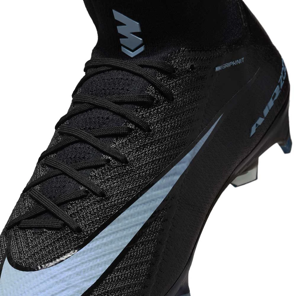 Nike Zoom Superfly 10 Elite FG Firm Ground Cleat - Black/Ice Blue - Regular (D) 7 Nike Zoom Superfly 10 Elite FG Firm Ground Cleat - Black/Ice Blue - Regular (D) - Image 5