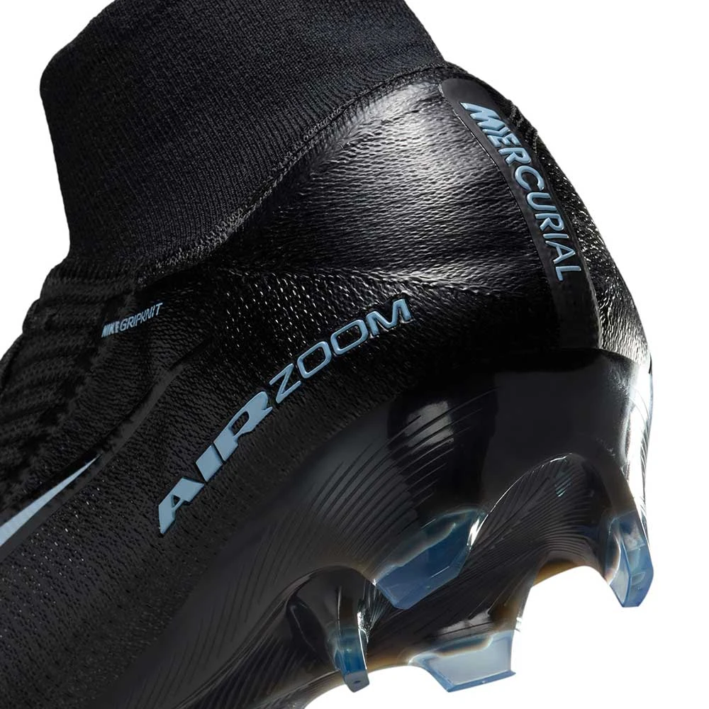Nike Zoom Superfly 10 Elite FG Firm Ground Cleat - Black/Ice Blue - Regular (D) 8 Nike Zoom Superfly 10 Elite FG Firm Ground Cleat - Black/Ice Blue - Regular (D) - Image 6