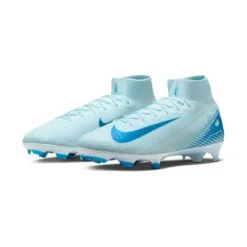 Nike All Gender Mercurial Zoom Superfly 10 Elite FG High-Top Soccer Cleats - Glacier Blue/Blue Orbit - Regular (D) -Gazelle Sports Shop AURORA FQ1454 400 PHCFH001 2000