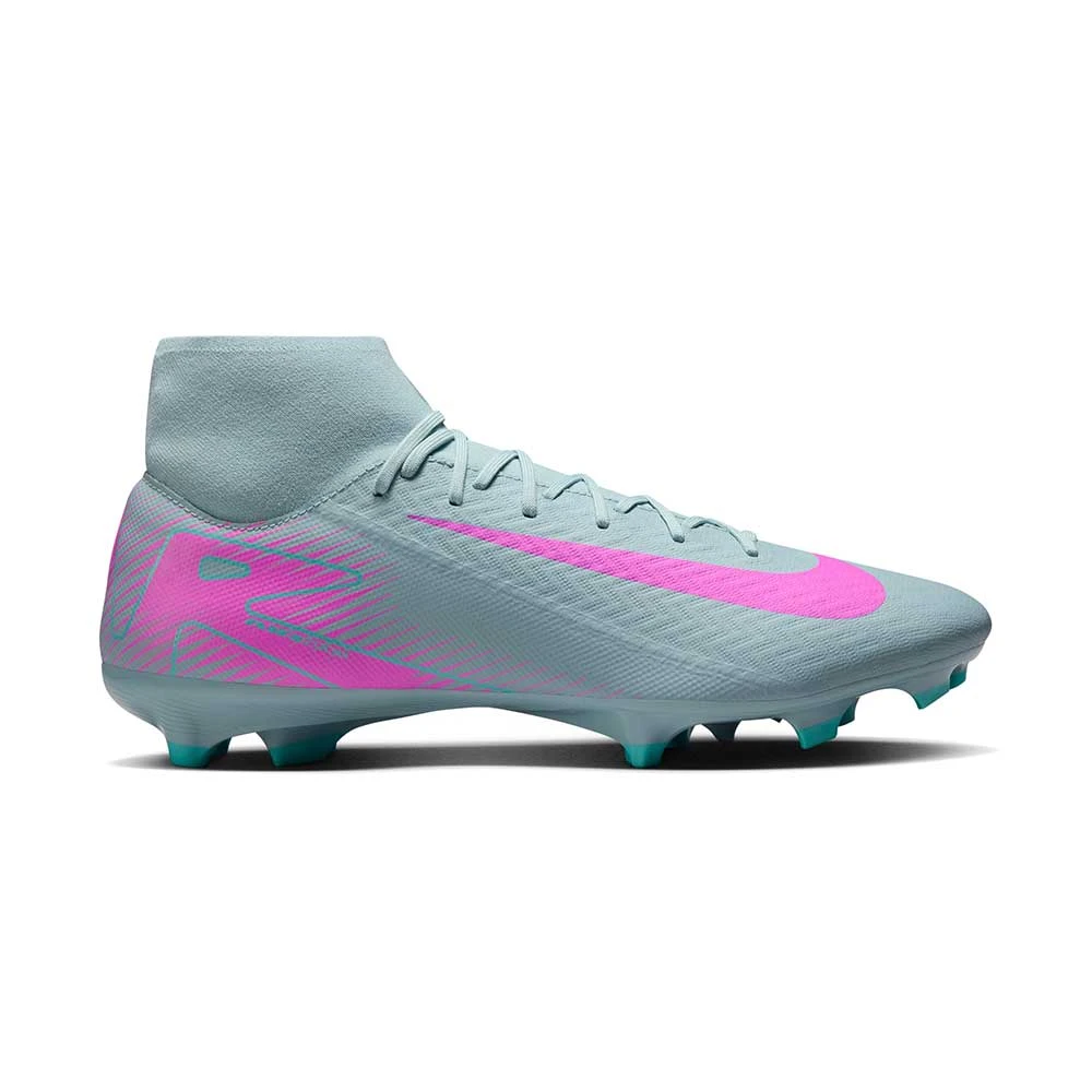 Nike Zoom Superfly 10 Academy FG/MG Soccer Cleat - Ocean Cube/Pink Blast - Regular (D) 3 Nike Zoom Superfly 10 Academy FG/MG Soccer Cleat - Ocean Cube/Pink Blast - Regular (D)
