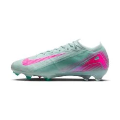 Nike All Gender Zoom Vapor 16 Elite FG Soccer Cleat - Ocean Cube/Pink Blast - Regular (D) -Gazelle Sports Shop AURORA FQ1457 301 PHSLH000 2000