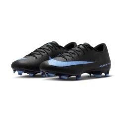 Nike ZM Vapor 16 Academy FG/MG Soccer Cleat - Black/Ice Blue - Regular (D) -Gazelle Sports Shop AURORA FQ1458 001 PHCFH001 2000