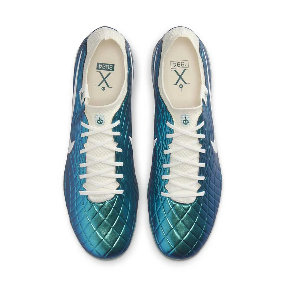 Nike All Gender Legend 10 Elite FG 30 Soccer Shoe - Dark Atomic Teal/Sail - Regular (D) 7 Nike All Gender Legend 10 Elite FG 30 Soccer Shoe - Dark Atomic Teal/Sail - Regular (D) - Image 5
