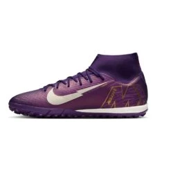Nike All Gender Zoom Superfly 10 Academy Mbappé TF Soccer Shoe - Grand Purple/Pale Ivory -Gazelle Sports Shop AURORA FQ8333 500 PHSLH001 2000