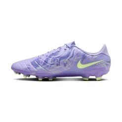 Nike All Gender Legend 10 Academy FG/MG Soccer Shoe - Purple Agate/Barely Volt - Regular (D) -Gazelle Sports Shop AURORA HF1590 500 PHSLH001 2000