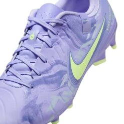 Nike All Gender Legend 10 Academy FG/MG Soccer Shoe - Purple Agate/Barely Volt - Regular (D) -Gazelle Sports Shop AURORA HF1590 500 PHSYD001 2000
