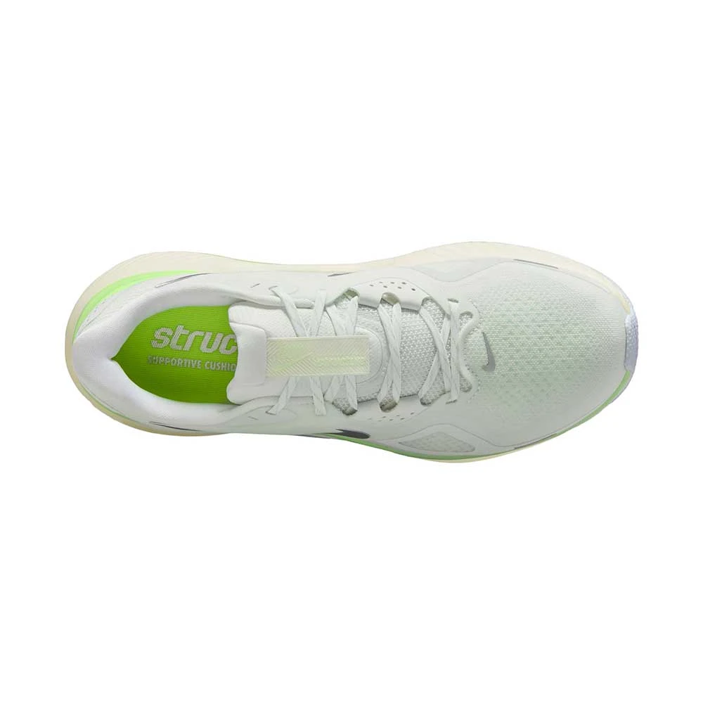 W Nike Structure 26 (B) - Summit White/Chrome/Barely Volt/Sail 8 W Nike Structure 26 (B) - Summit White/Chrome/Barely Volt/Sail - Image 6
