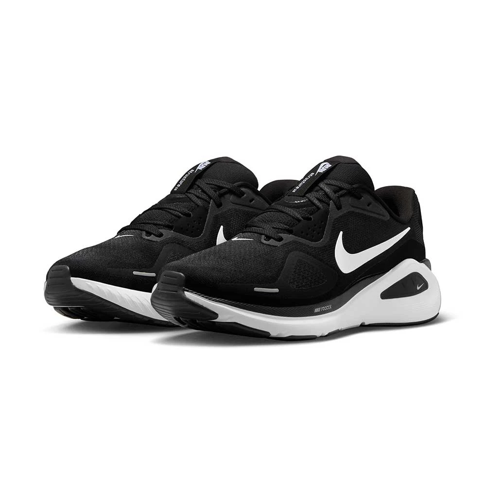 Men's Nike Structure 26 Running Shoe - Black/White/Cool Grey/Metallic Silver - Regular (D) 5 Men's Nike Structure 26 Running Shoe - Black/White/Cool Grey/Metallic Silver - Regular (D) - Image 3