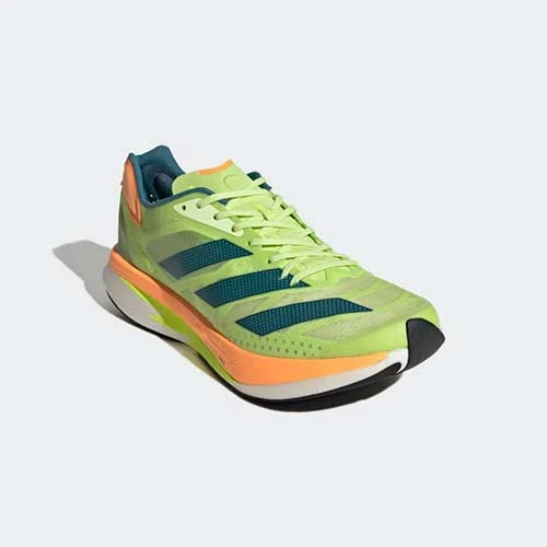 ADIDAS Unisex ADIZERO Adios Pro 2 - Pulse Lime/Real Teal/Flash Orange-Regular (D) 4 ADIDAS Unisex ADIZERO Adios Pro 2 - Pulse Lime/Real Teal/Flash Orange-Regular (D) - Image 2