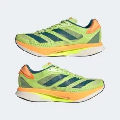 ADIDAS Unisex ADIZERO Adios Pro 2 - Pulse Lime/Real Teal/Flash Orange-Regular (D) 15 ADIDAS Unisex ADIZERO Adios Pro 2 - Pulse Lime/Real Teal/Flash Orange-Regular (D) -Gazelle Sports Shop Adizero Adios Pro 2.0 Shoes Green GX3124 09 standard