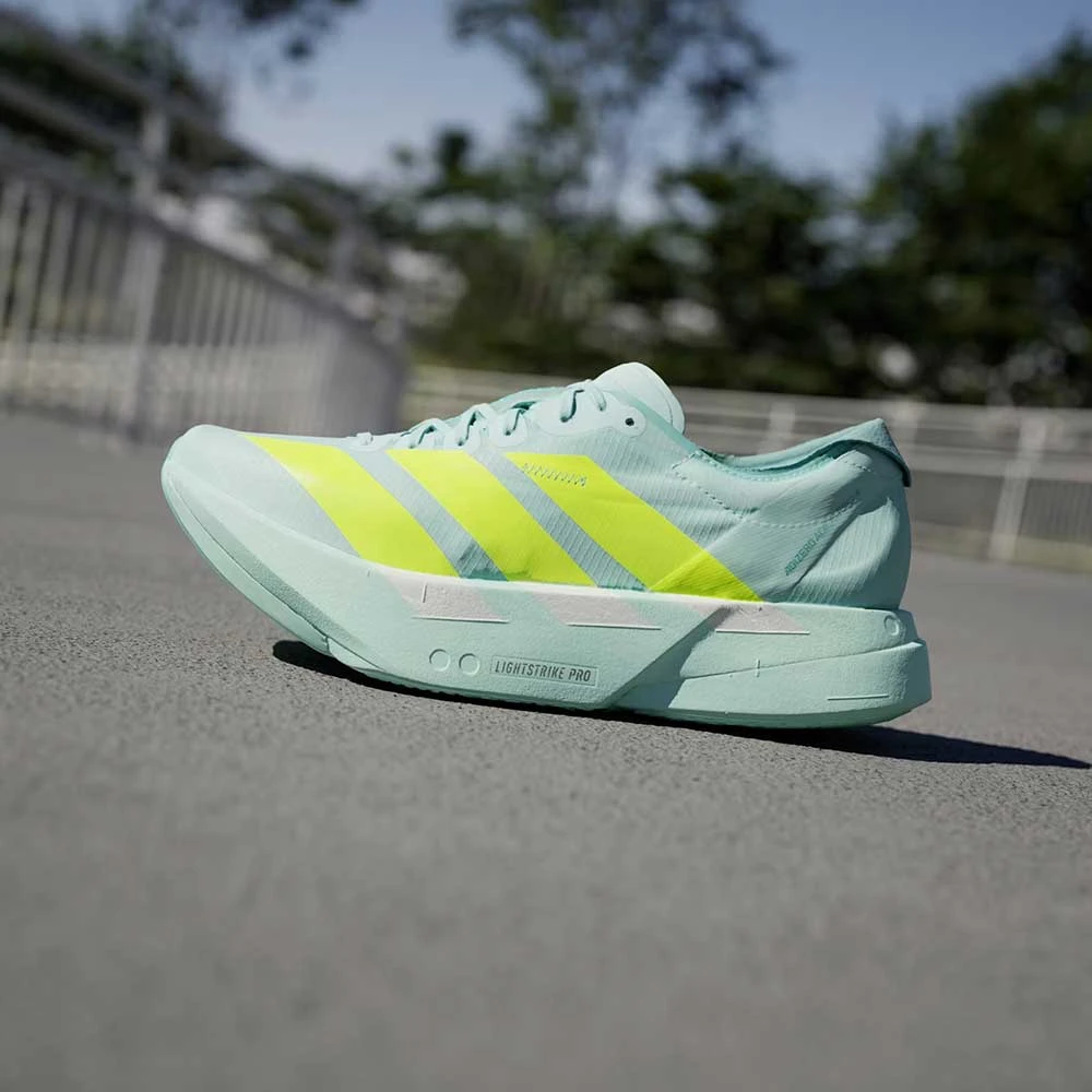 ADIDAS Women's Adios Pro 4 Running Shoe - Semi Flash Aqua/Lucid Lemon/Mint Ton - Regular (B) 8 ADIDAS Women's Adios Pro 4 Running Shoe - Semi Flash Aqua/Lucid Lemon/Mint Ton - Regular (B) - Image 6