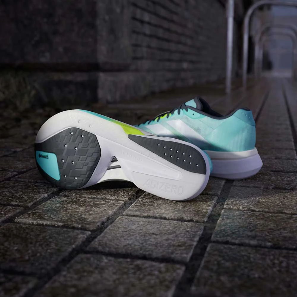 ADIDAS Men's Boston 13 Running Shoe - Flash Aqua/Ftwr White/Lucid Lemon - Regular (D) 5 ADIDAS Men's Boston 13 Running Shoe - Flash Aqua/Ftwr White/Lucid Lemon - Regular (D) - Image 3