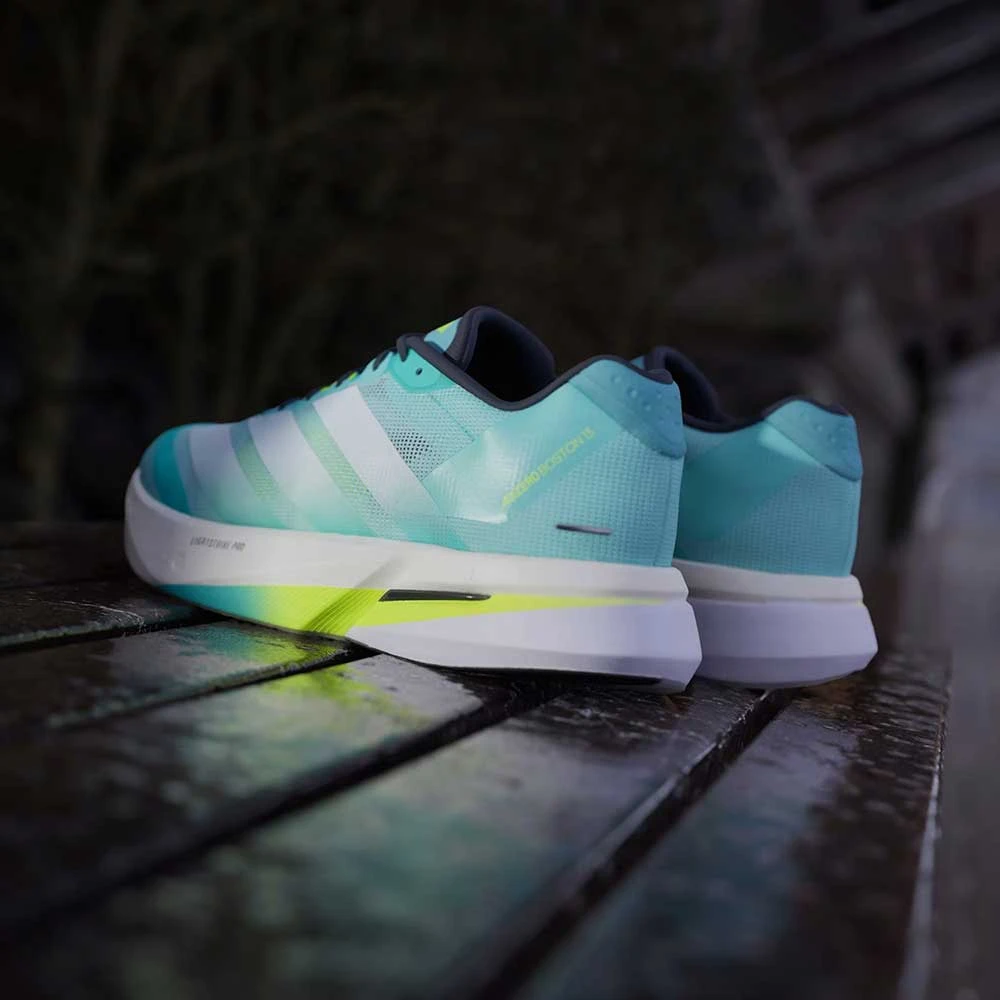 ADIDAS Men's Boston 13 Running Shoe - Flash Aqua/Ftwr White/Lucid Lemon - Regular (D) 7 ADIDAS Men's Boston 13 Running Shoe - Flash Aqua/Ftwr White/Lucid Lemon - Regular (D) - Image 5