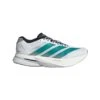 ADIDAS Men's Boston 13 Running Shoe - Cloud White/Pure Teal/Grey - Regular (D) 1 ADIDAS Men's Boston 13 Running Shoe - Cloud White/Pure Teal/Grey - Regular (D) -Gazelle Sports Shop Adizero Boston 13 Shoes White JR4791 01 00 standard