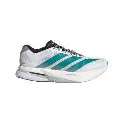 ADIDAS Men's Boston 13 Running Shoe - Cloud White/Pure Teal/Grey - Regular (D)