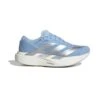 ADIDAS Women's Adizero Evo SL Running Shoe - Glow Blue/Silver Metallic/Cloud White -Gazelle Sports Shop Adizero EVO SL Shoes Blue JS4453 HM1
