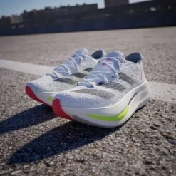 ADIDAS Men's Adizero Prime X 2 Strung Running Shoe - Cloud White/Core Black/Lucid Red - Regular (D) -Gazelle Sports Shop Adizero Prime X 2.0 STRUNG Shoes White IH5685 HM8