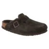 Birkenstock Boston Shearling Cork Mocha Suede- Regular/Wide -Gazelle Sports Shop Boston Shearling Suede Shearling Mocha Mocha 1020567 1020529 medium