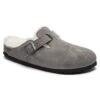 Birkenstock Boston Shearling - Stone - Regular/Wide -Gazelle Sports Shop BostonShearling Stone