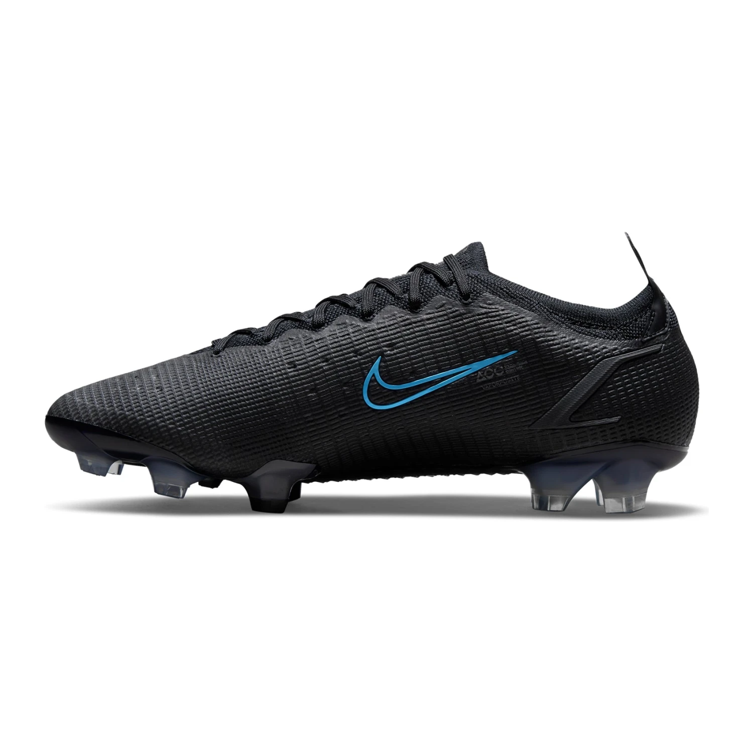 Nike Unisex Mercurial Vapor 14 Elite FG Soccer Shoe - Black/Black/Iron Grey 4 Nike Unisex Mercurial Vapor 14 Elite FG Soccer Shoe - Black/Black/Iron Grey - Image 2