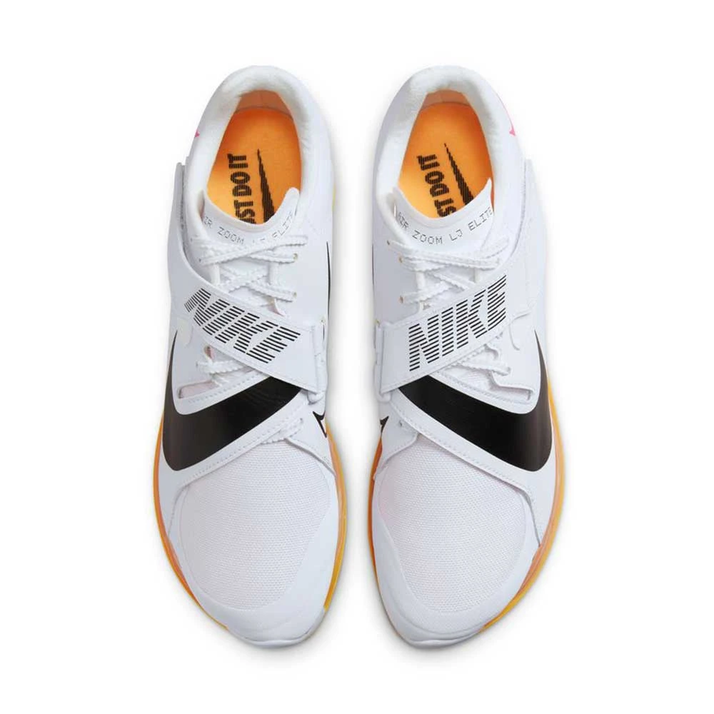 Unisex Nike Air Zoom Long Jump Elite Track Spike - White/Black/Laser Orange - Regular (D) 6 Unisex Nike Air Zoom Long Jump Elite Track Spike - White/Black/Laser Orange - Regular (D) - Image 4
