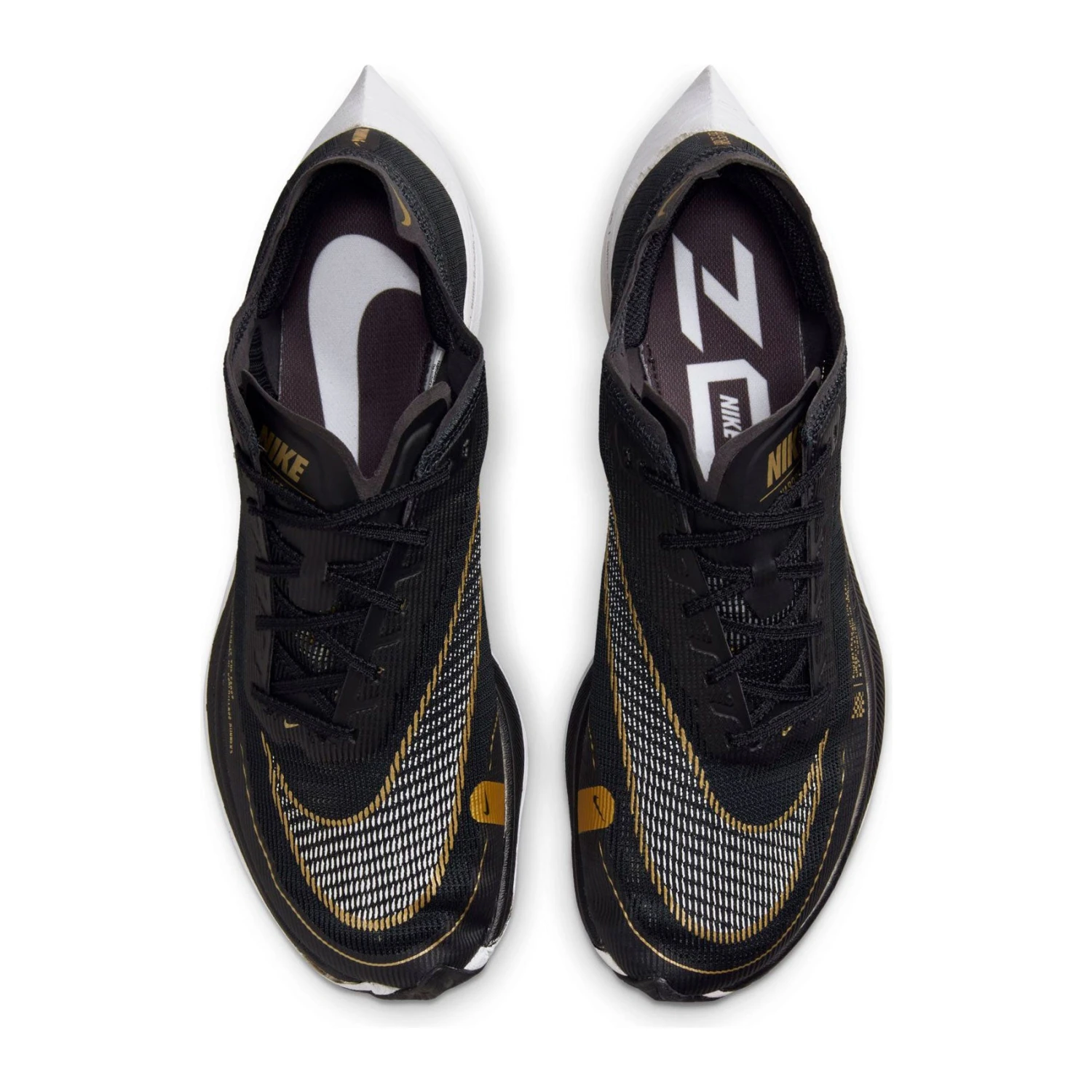 Nike Men's ZoomX Vaporfly Next % 2 Racing Shoe - Black/White/Metallic Gold Coin - Regular (D) 7 Nike Men's ZoomX Vaporfly Next % 2 Racing Shoe - Black/White/Metallic Gold Coin - Regular (D) - Image 5