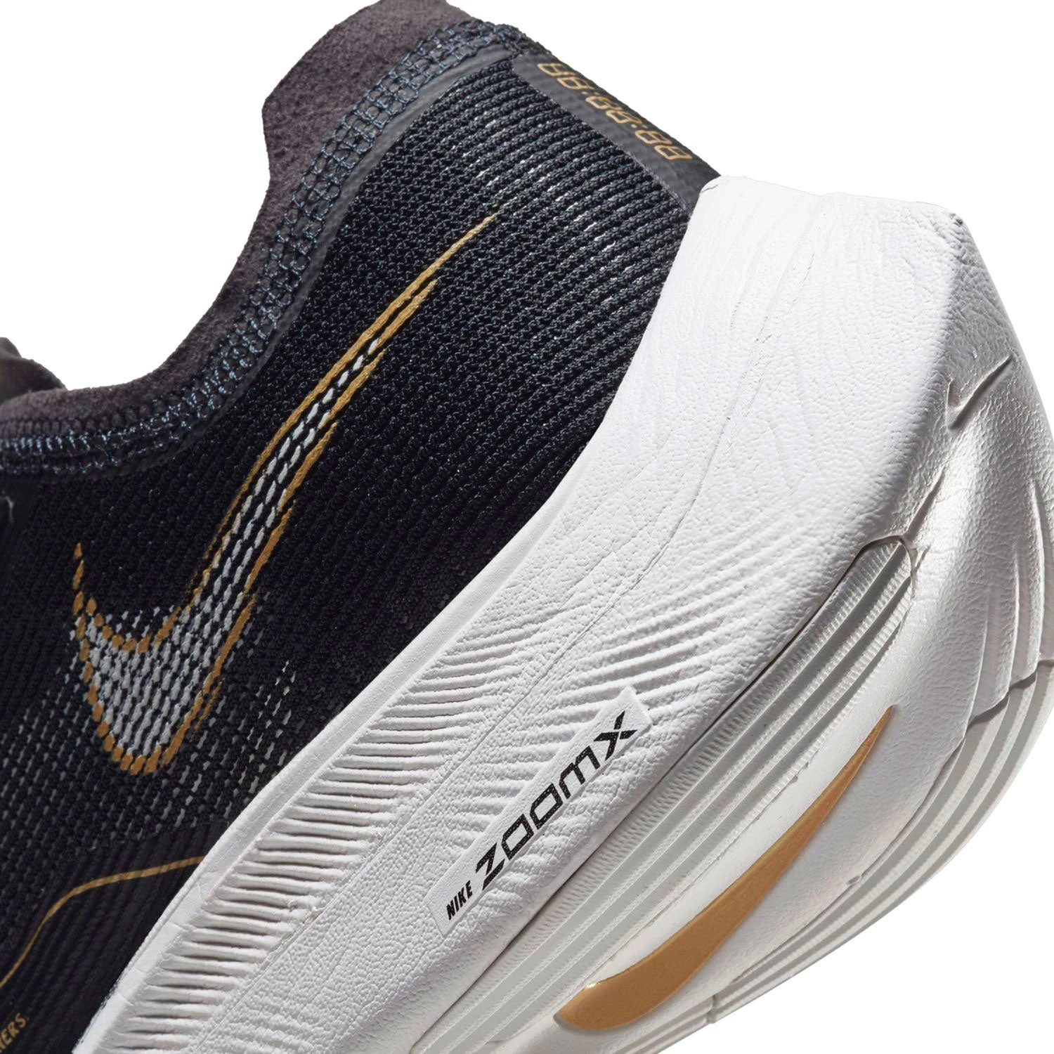 Nike Men's ZoomX Vaporfly Next % 2 Racing Shoe - Black/White/Metallic Gold Coin - Regular (D) 10 Nike Men's ZoomX Vaporfly Next % 2 Racing Shoe - Black/White/Metallic Gold Coin - Regular (D) - Image 8
