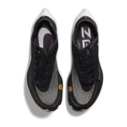 Nike Women's ZoomX Vaporfly Next % 2 Racing Shoe - Black/White/Metallic Gold Coin - Regular (B) -Gazelle Sports Shop CU4123 001 PHCTH001 1500