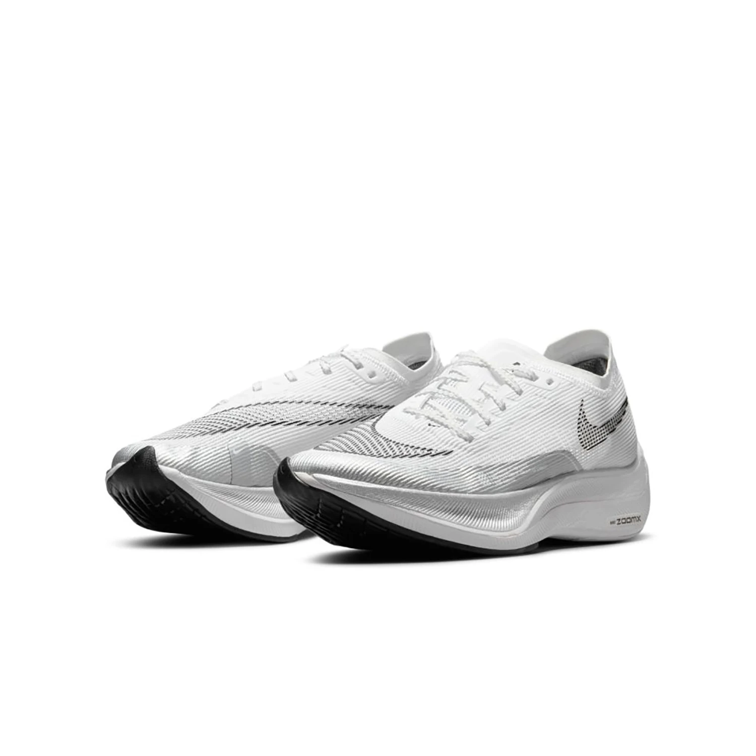 Nike Women's ZoomX Vaporfly Next% 2 Running Shoe - White/Black-Metallic Silver - Regular (B) 7 Nike Women's ZoomX Vaporfly Next% 2 Running Shoe - White/Black-Metallic Silver - Regular (B) - Image 5