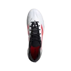 ADIDAS Men's Copa Pure III Elite FG Soccer Cleat - Ftrw White/Lucid Red/Core Black - Regular (D) -Gazelle Sports Shop Copa Pure 3 Elite Firm Ground Cleats White ID9037 HM4