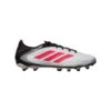 ADIDAS Men's Copa Pure III League FG Soccer Cleat - Cloud White/Lucid Red/Core Black - Regular (D) -Gazelle Sports Shop Copa Pure 3 League Firm Multi Ground Cleats White ID9049 HM4 hover