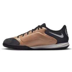 Unisex Nike Tiempo Legend 9 Academy IC/Court Soccer Shoe - Metallic Copper/White -Gazelle Sports Shop DA1190 810 PHSLH001