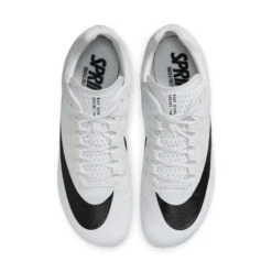 Unisex Nike Zoom Rival Sprint Spike- White/Black/Metallic Silver- Regular (D) -Gazelle Sports Shop DC8753 100 PHCTH001