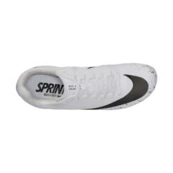 Unisex Nike Zoom Rival Sprint Spike- White/Black/Metallic Silver- Regular (D) -Gazelle Sports Shop DC8753 100 PHSTH001