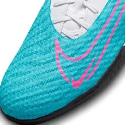 Nike Unisex Phantom GX Academy IC/Court Soccer Shoe - Baltic Blue/Pink Blast/White - Regular (D) -Gazelle Sports Shop DD9475 446 PHSYD001