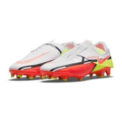 Nike Unisex Phantom GT2 Academy Flyease FG/MG Soccer Shoe - White/Bright Crimson/Volt 16 Nike Unisex Phantom GT2 Academy Flyease FG/MG Soccer Shoe - White/Bright Crimson/Volt -Gazelle Sports Shop DH9638 167 PHCFH001 2000