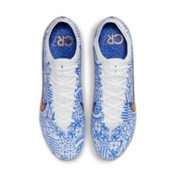Unisex Nike Mercurial Zoom Vapor 15 Elite CR7 FG Soccer Shoe - White/Metallic Copper - Regular (D) -Gazelle Sports Shop DQ5299 182 PHCTH001 2000