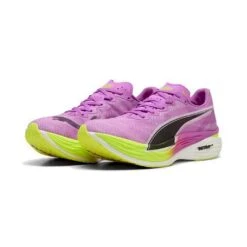 Puma Men's Deviate Nitro Elite 3 Running Shoe - Pure Magenta/Yellow Alert - Regular (D) -Gazelle Sports Shop Deviate NITRO Elite 3 Men s Running Shoes 1