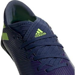 ADIDAS JR Nemeziz Messi Tango 19.3 TF Soccer Shoe - Tech Indigo/Signal Green/Glory Purple -Gazelle Sports Shop EF1811 03